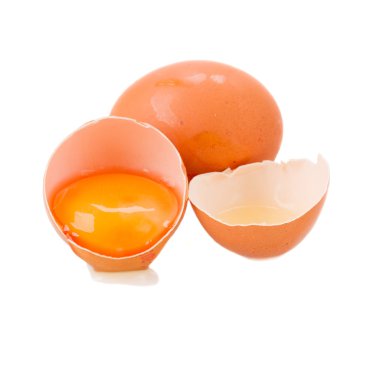 beyaz üzerine çiğ yumurta