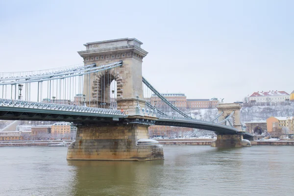 Pont à chaîne, Hongrie — Photo