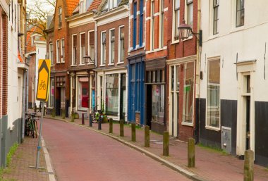 sokak eski kasaba Haarlem