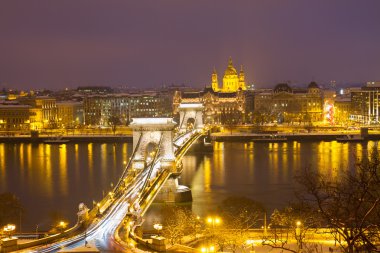 zincir köprü ve pest, Budapeşte manzarası