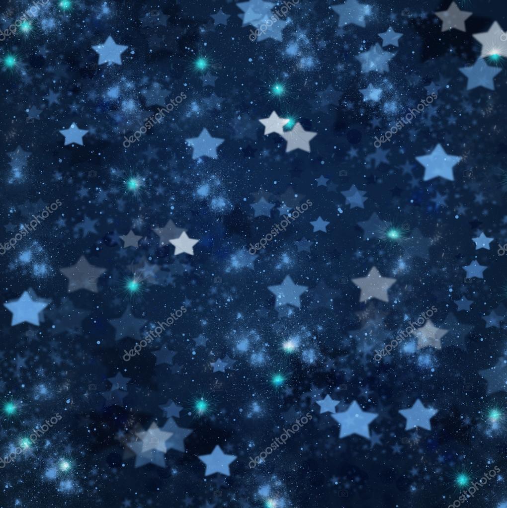 Christmas stars on blue background Stock Photo by ©Neirfys 32868279