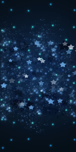 青い背景のバナー上のクリスマスの星 — ストック写真