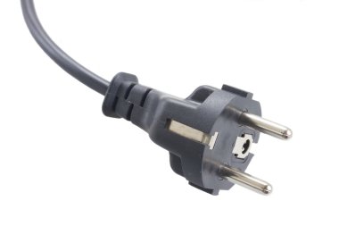 elektrik kablosu fiş ile yakın çekim