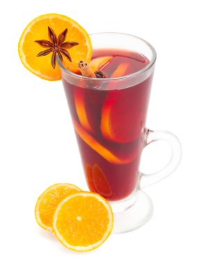 portakal ile mulled şarap