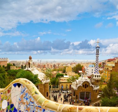 Park Guell, Barselona, İspanya