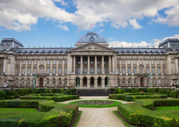 Facade of Royal Palace in Brussels — Stock Photo, Image