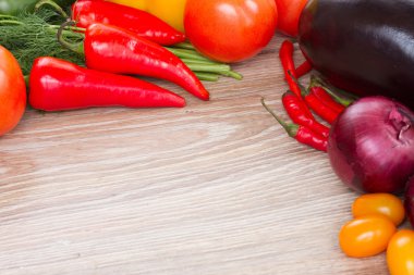 Taze sebze çerçevesi