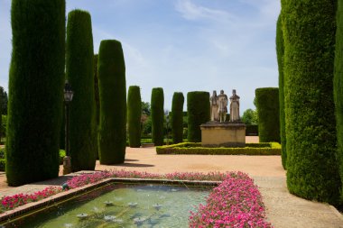 bahçeler de alcazar Cordoba, İspanya
