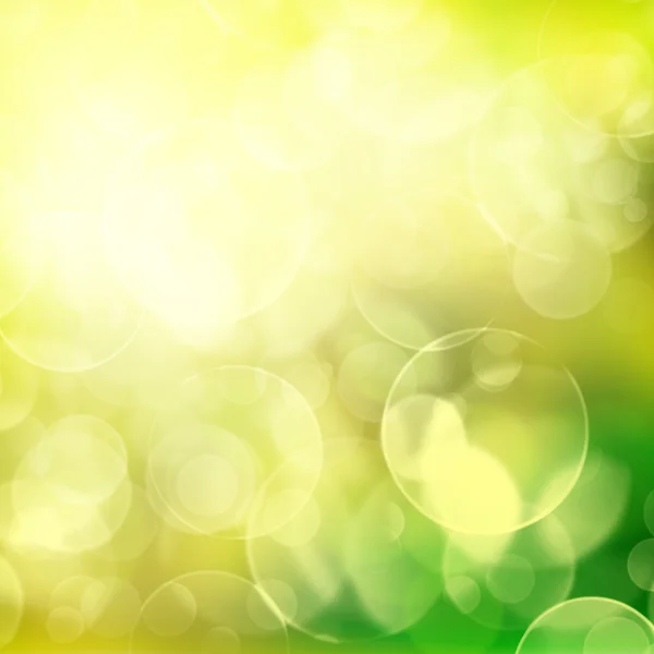 Fondo bokeh verde y amarillo —  Fotos de Stock