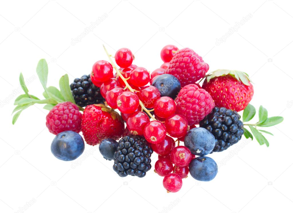 Pile of fresh berries