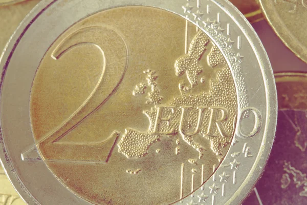 Two euro coin — Stock Photo, Image