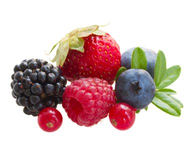 taze çilek karışımı