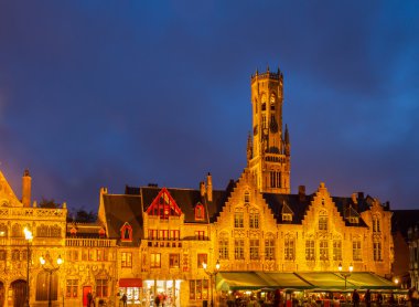 belfort Kulesi, bruges eski evleri