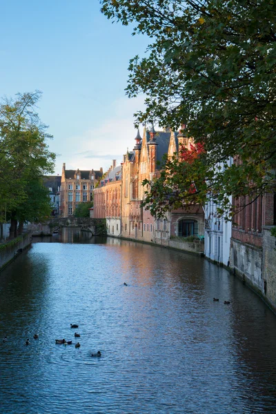 Gade af gamle Brugge - Stock-foto