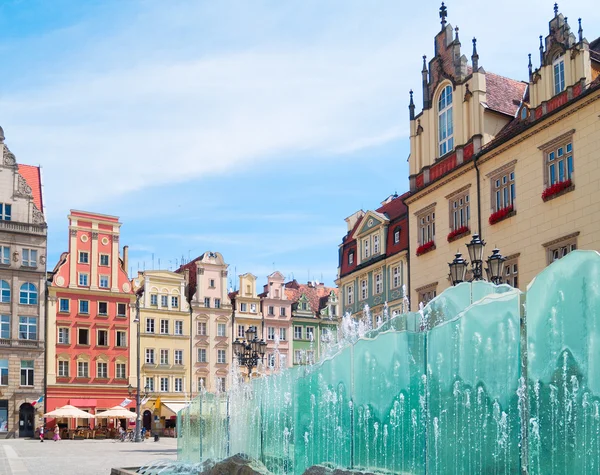 Pazar Meydanı, wroclaw, Polonya — Stok fotoğraf