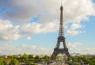 Eiffel turu ve Trocadero, Paris 'ten