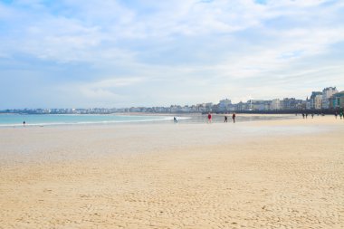 saint-malo Beach, brittany, Fransa