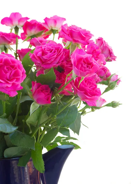 Strauß blühender rosa Rosen — Stockfoto