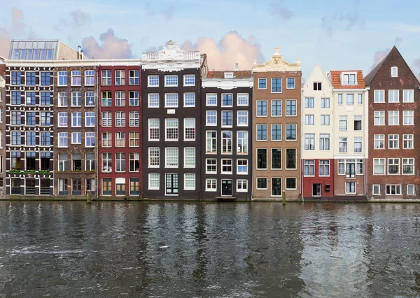 Row of historic buildings,  Amsterdam — Stock Photo, Image