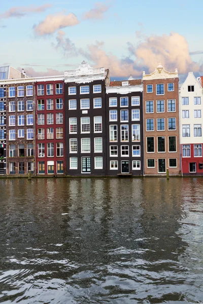Facades of historic buildings,  Amsterdam — Stock Photo, Image