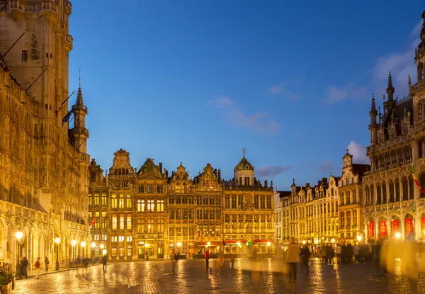Grand-place ciudad cuadrada, Bruselas — Foto de Stock