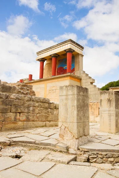 Knossos palace at Crete, Greece — Stock Photo, Image