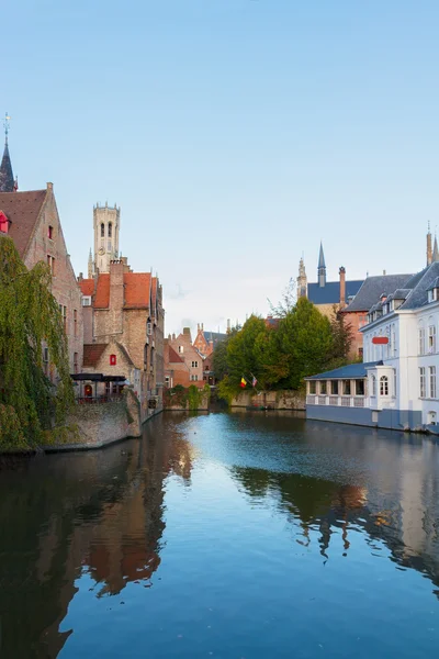 Weergave van het middeleeuwse Brugge — Stockfoto