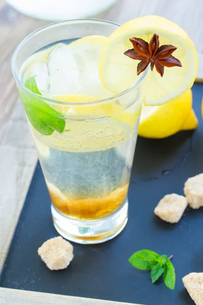 Glas Limonade — Stockfoto