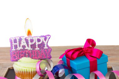cupcake mum mutlu doğum ve hediye kutusu