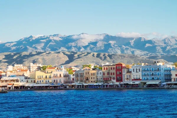 Weneckie habour chania, Kreta, Grecja — Zdjęcie stockowe