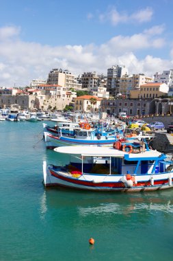 heraklion, Girit, Yunanistan'ın eski liman