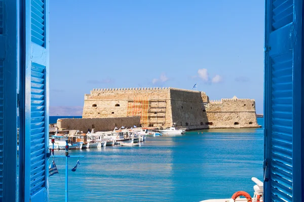 Heraklion přístav, Kréta, Řecko — Stock fotografie