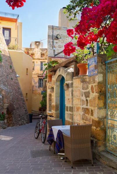 Затишні вулиці Ханья, Крит, Греція — стокове фото