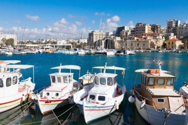 heraklion, Girit, Yunanistan'ın eski liman