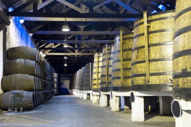 mahzeni Şarap fıçıları