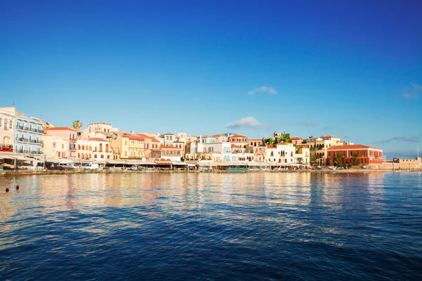 Habor veneciano de Chania, Creta, Grecia — Foto de Stock