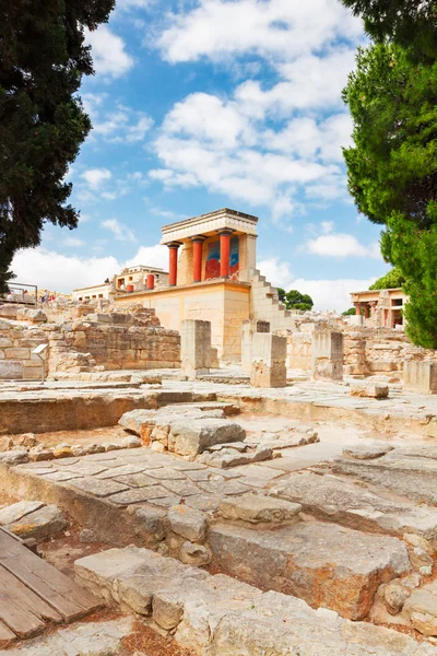 Knossos Palatset på Kreta, Grekland — Stockfoto