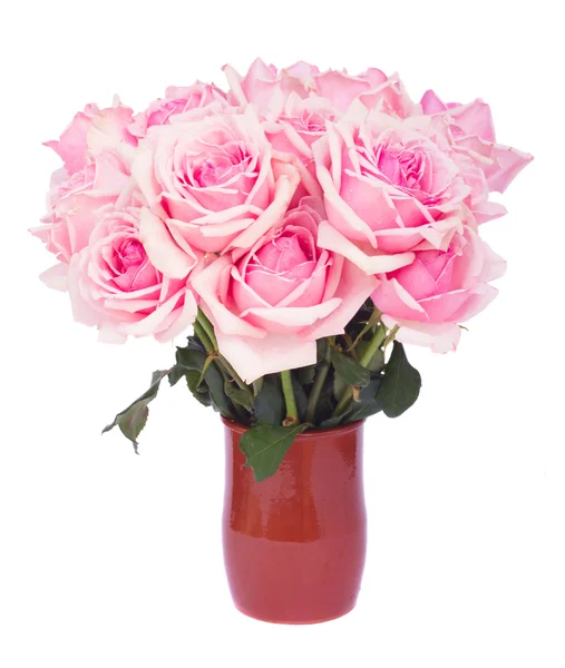 束新鲜的粉色玫瑰 — 图库照片