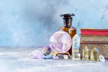 İyileştirme kristalleri konsepti