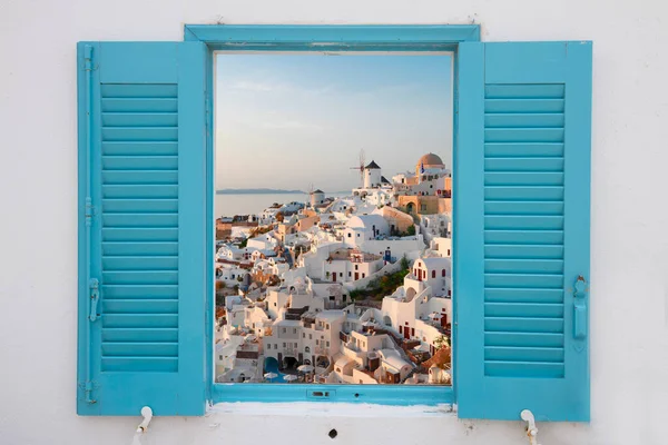Біла дзвіниця, острів Санторіні (Греція). — стокове фото