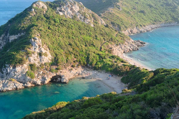 Timoni beach on Korfu, Greece — Fotografia de Stock