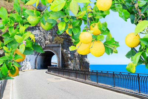 Road of Amalfi coast, Italy — Stock Photo, Image