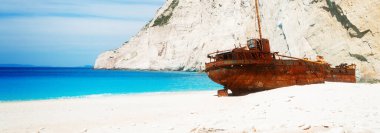 Zakinthos adasının güzel manzarası