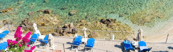 Strand van Paleokastritsa op Korfu, Griekenland — Stockfoto