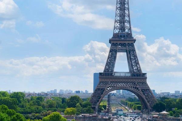 Eiffel tour and from Trocadero, Paris — Stock Photo, Image