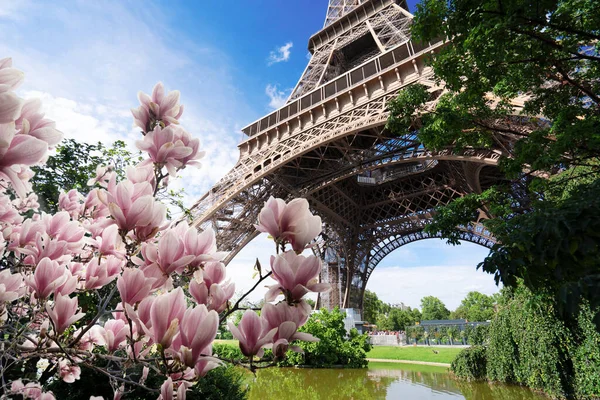 에펠 관광 과 파리의 도시 경관 — 스톡 사진