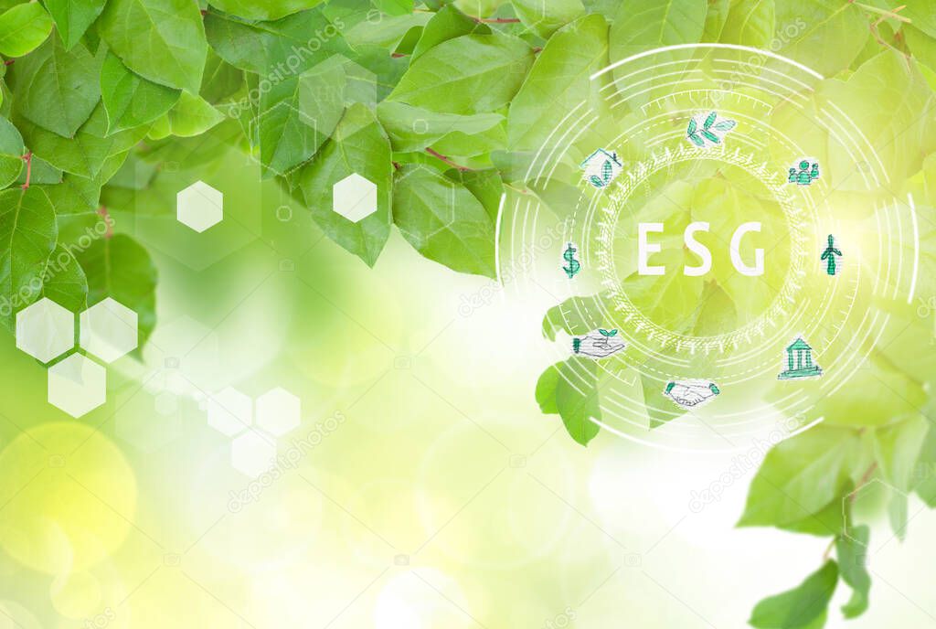 ESG concept of environmental, social and governance