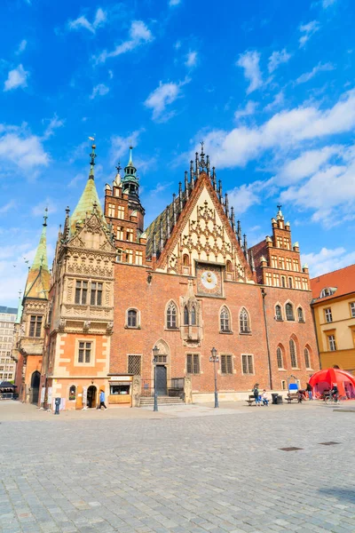 Hôtel de ville de Wroclaw, Pologne — Photo