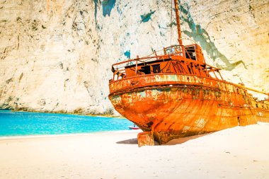 Zakinthos adasının güzel manzarası