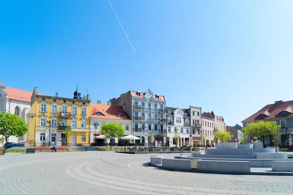 Square Old Town Gniezno Poland — Fotografia de Stock